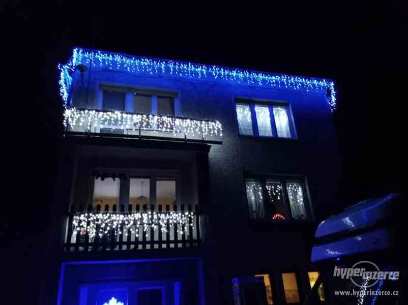 Vánoční osvětlení krápníky se záblesky venkovní 15m - foto 11