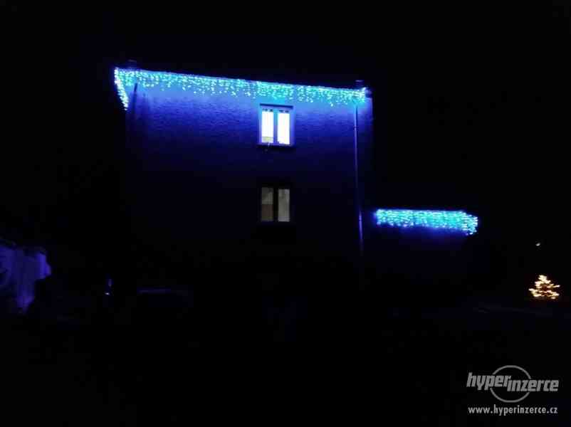 Vánoční osvětlení krápníky se záblesky venkovní 15m - foto 12
