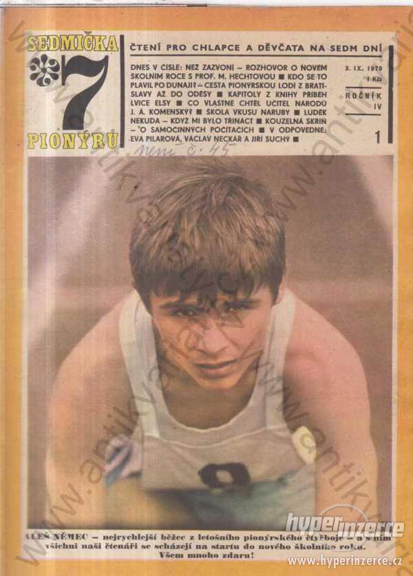 Sedmička pionýrů Ročník IV. čísla 1. - 52. 1970 - foto 1