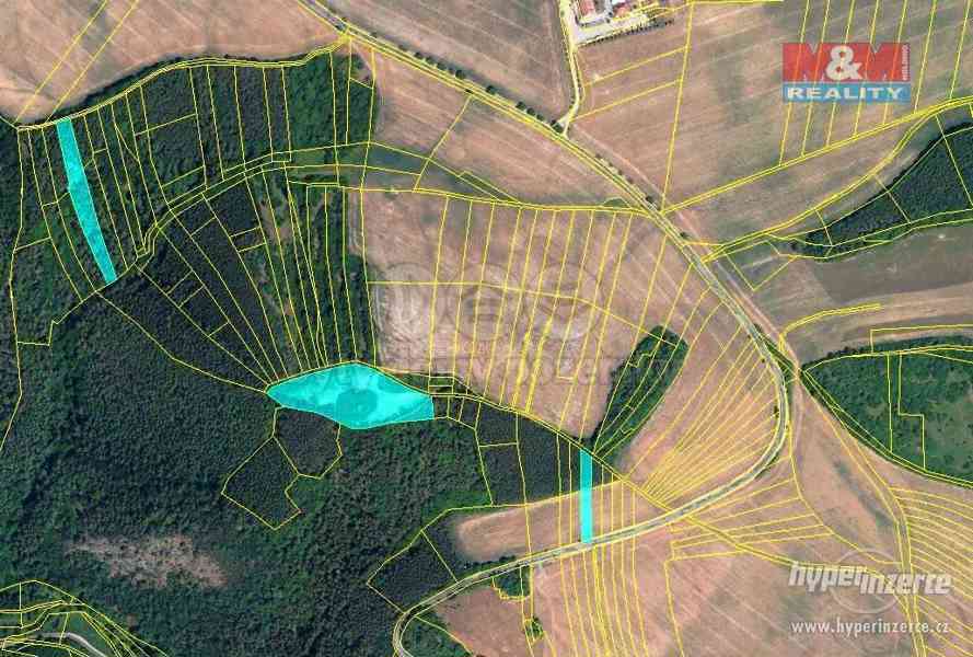 Prodej, lesy a orná půda, 14449 m2, Městečko u Křivoklátu