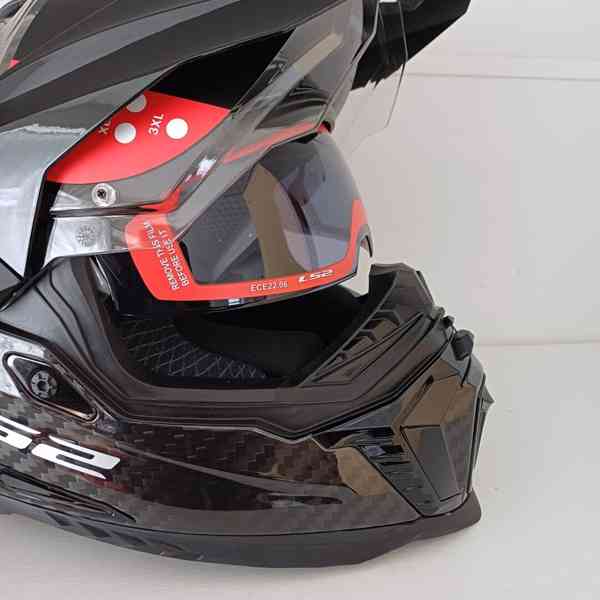 Enduro přilba LS2 Explorer Carbon Glos - foto 5