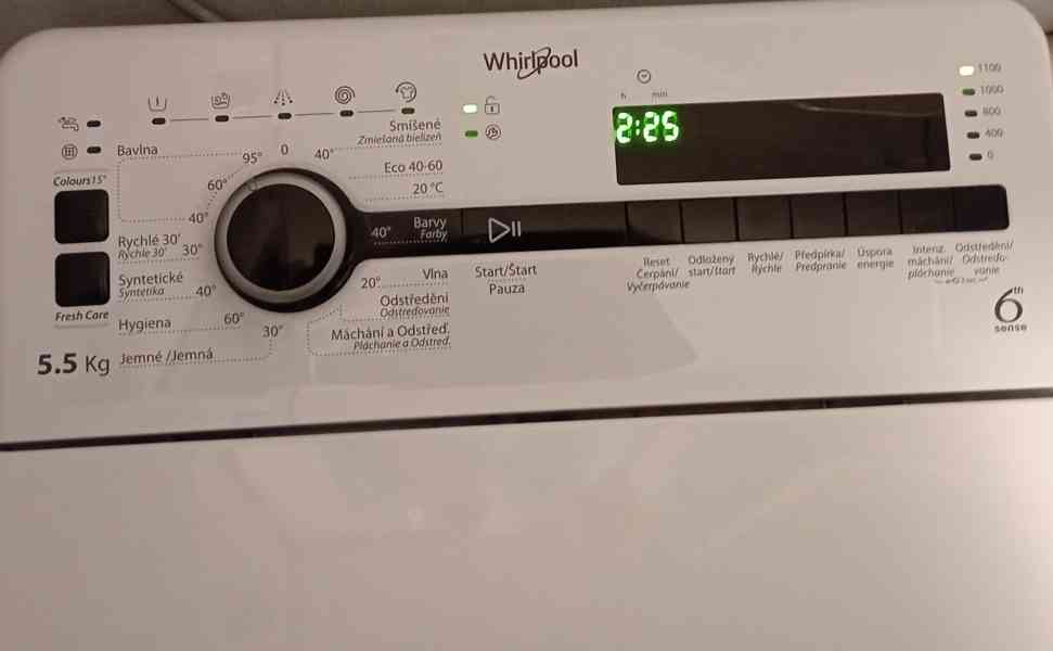Pračka Whirlpool TDLRB 55140S, v záruce - foto 6
