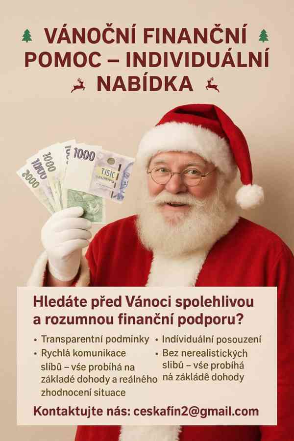 Vánoční finanční pomoc – individuální nabídka.