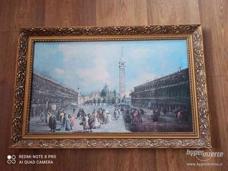 reprodukce obrazu V podvečer na Hradčanech a PIAZZA S. MARCO - foto 3