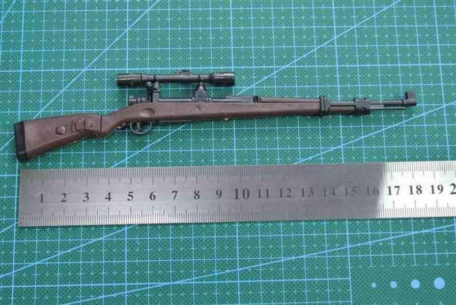 4D model nacvakávací stavebnice německé pušky Karabiner 98K - foto 5