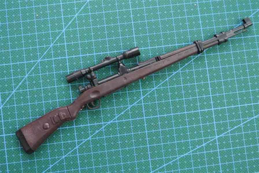 4D model nacvakávací stavebnice německé pušky Karabiner 98K - foto 6