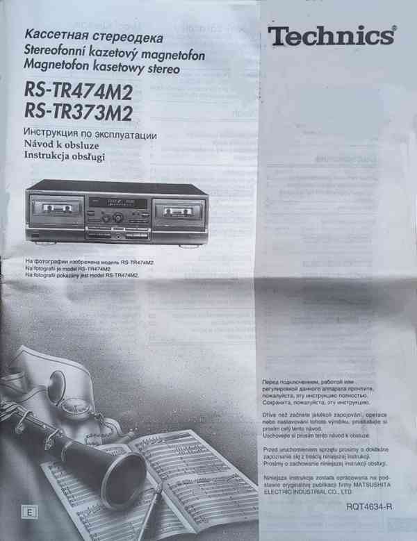 Magnetofon Technics – hifi stereo tape deck – RS-TR474M2  - foto 6