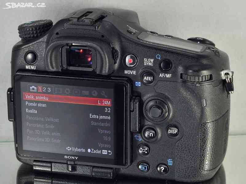 Sony SLT- A77 DSLR*24,3MPix*Full HDV*GPS 90700 Exp - foto 7