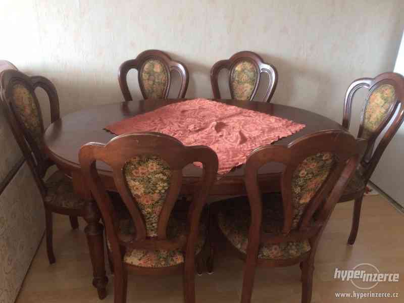 Jídelní stůl + 6 židle - foto 5