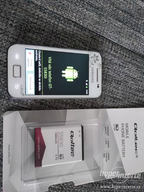 Mobilni telefon Samsung Galaxy Ace +druhá nová baterie - foto 1