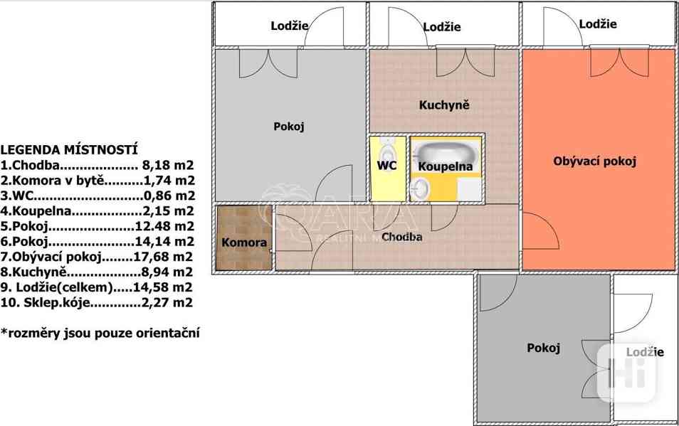 Prodej bytu 3+1 66 m2 Třída Míru, Beroun- Město - foto 8