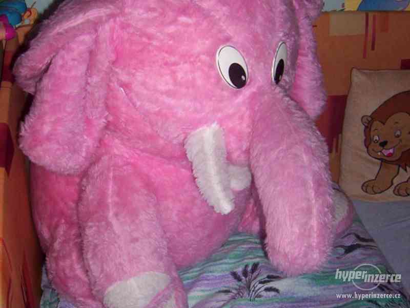 Růžový slon maxi - foto 2
