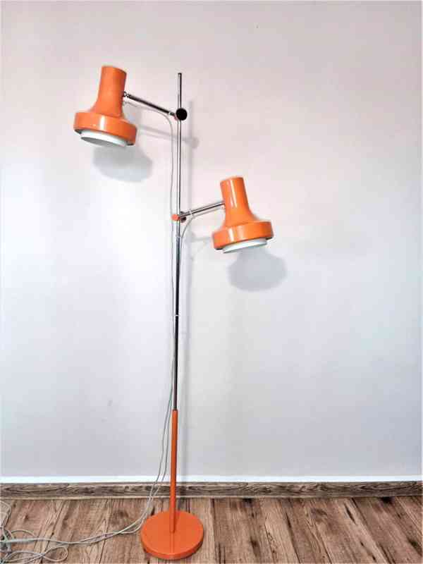 Lampa podlahová dvouplamenná top stav i vzhled - foto 1