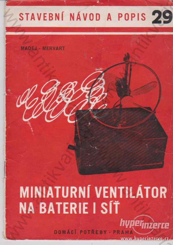 Miniaturní ventilátor na baterie i síť Madej - foto 1