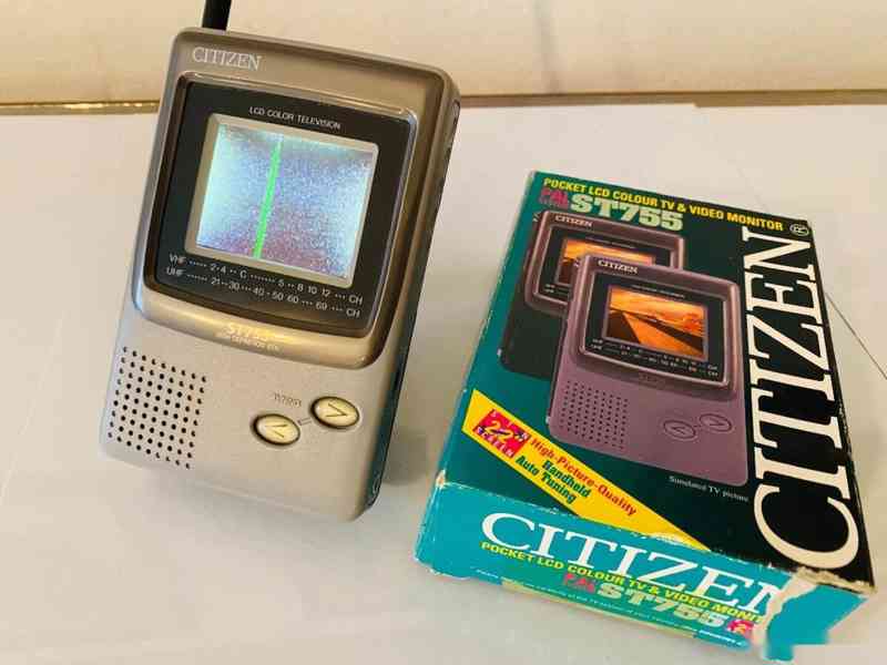 Kapesní Citizen, LCD TV ST 755, 90.léta - foto 9