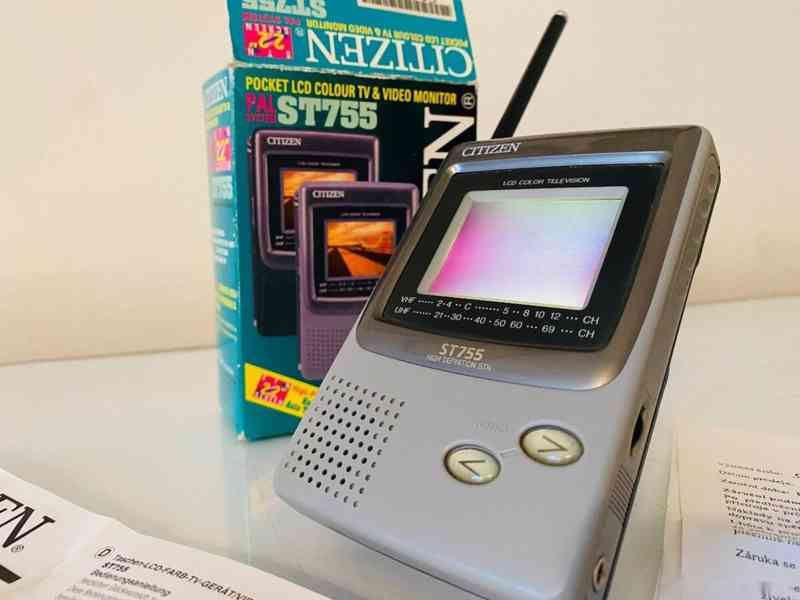 Kapesní Citizen, LCD TV ST 755, 90.léta - foto 4
