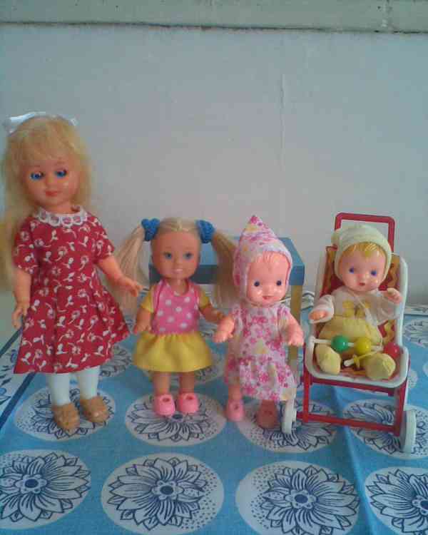 Retro kuchynka, pokojík, panenky - foto 2