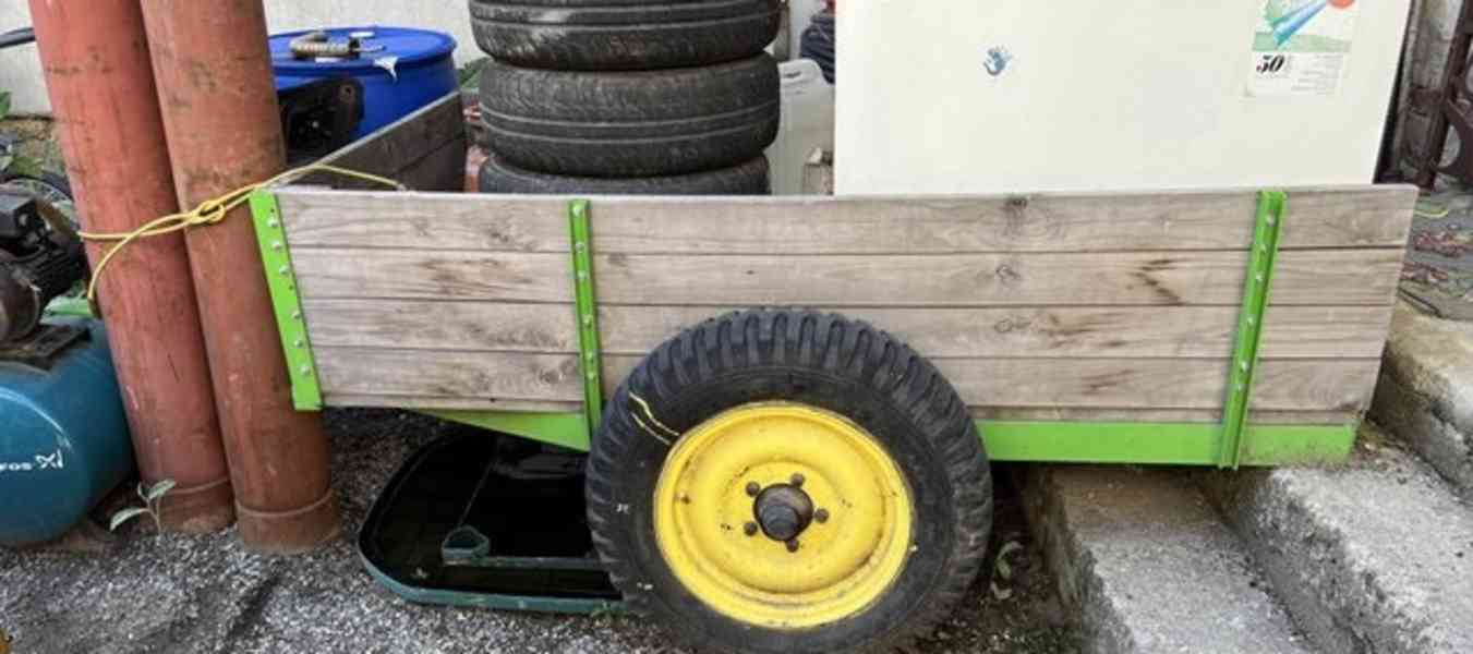 Jednoosý malotraktor s valníkem MF (15800.) - foto 4