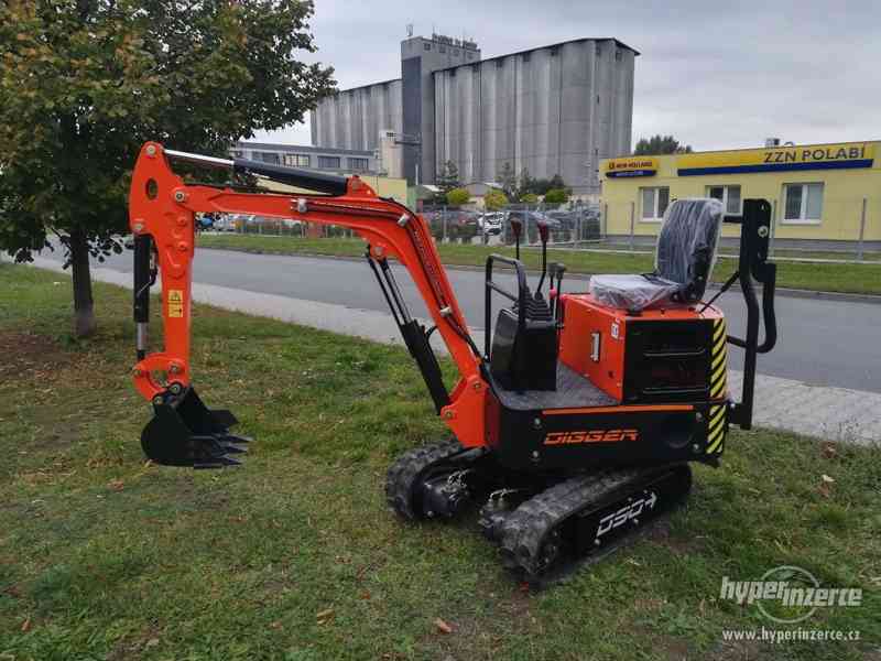 Minibagr bagr mini rypadlo podkop Digger D90 v2 - foto 8