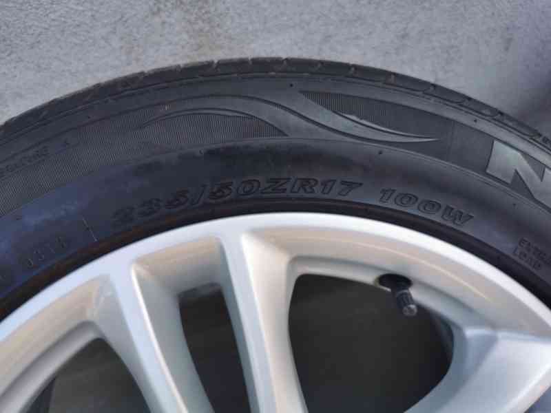 Alu kola Ford Mondeo 7,5x17 5x108 235/50R17 letní pneu - foto 8