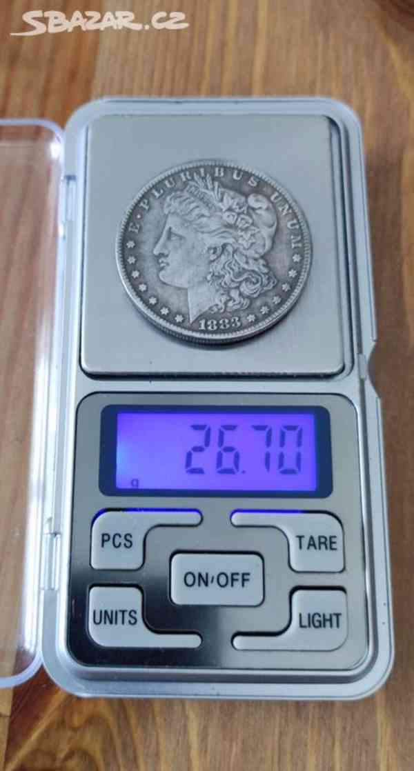 STŘÍBRNÉ MINCE USA DOLLAR MORGAN  - foto 3