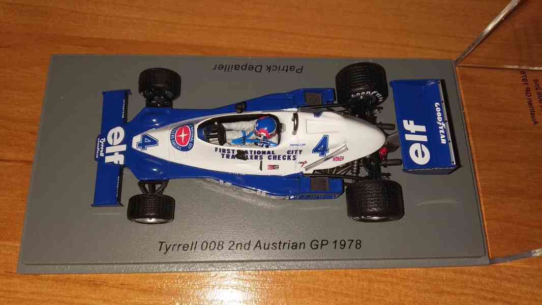 F1 Tyrrell 008 #4 Patrick Depailler 1978 Spark S7238 1:43 - foto 4