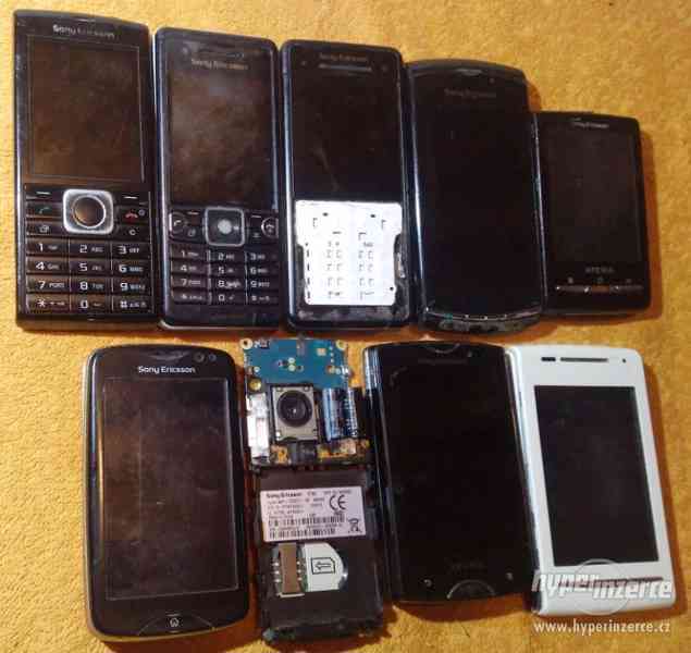 Různé mobily Sony Ericsson k opravě -levně!!! - foto 1