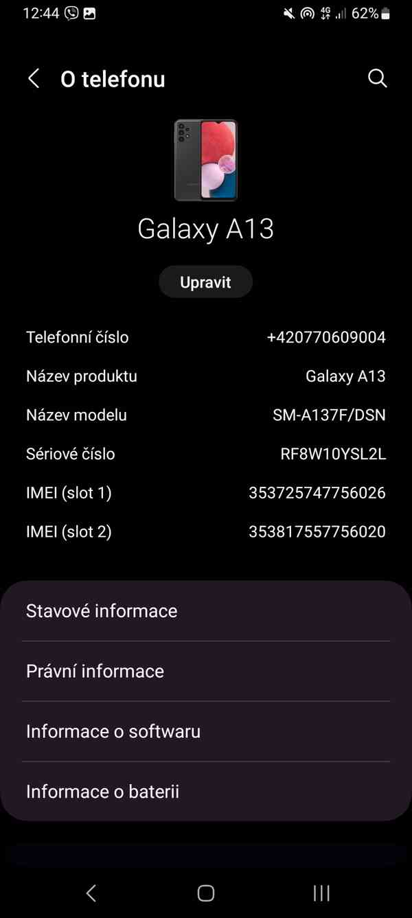 VYMĚNÍM telefon Samsung galaxy a13 ZA JINY  - foto 3