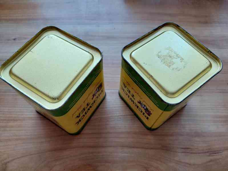 Krásná stará retro plechovka na čaj, plechovky Pickwick - foto 3