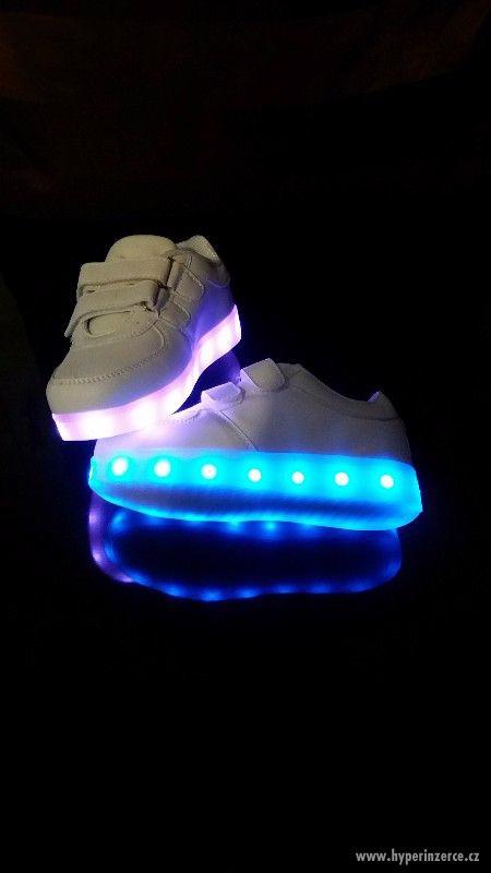 Svítící botičky Led shoes - foto 2
