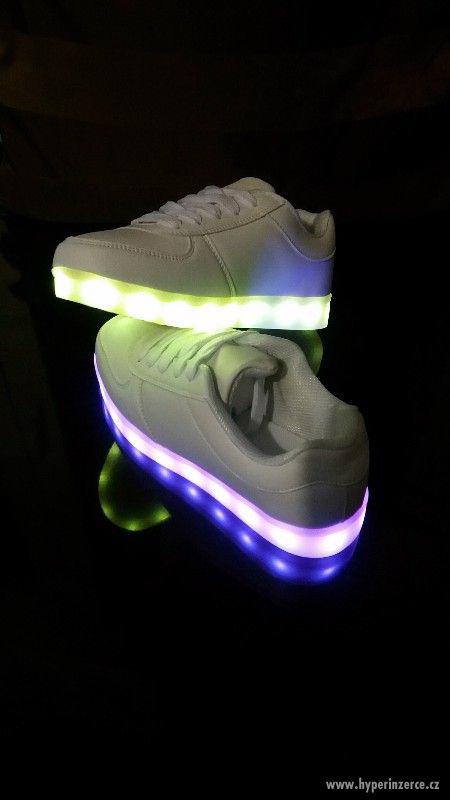 Svítící botičky Led shoes - foto 3