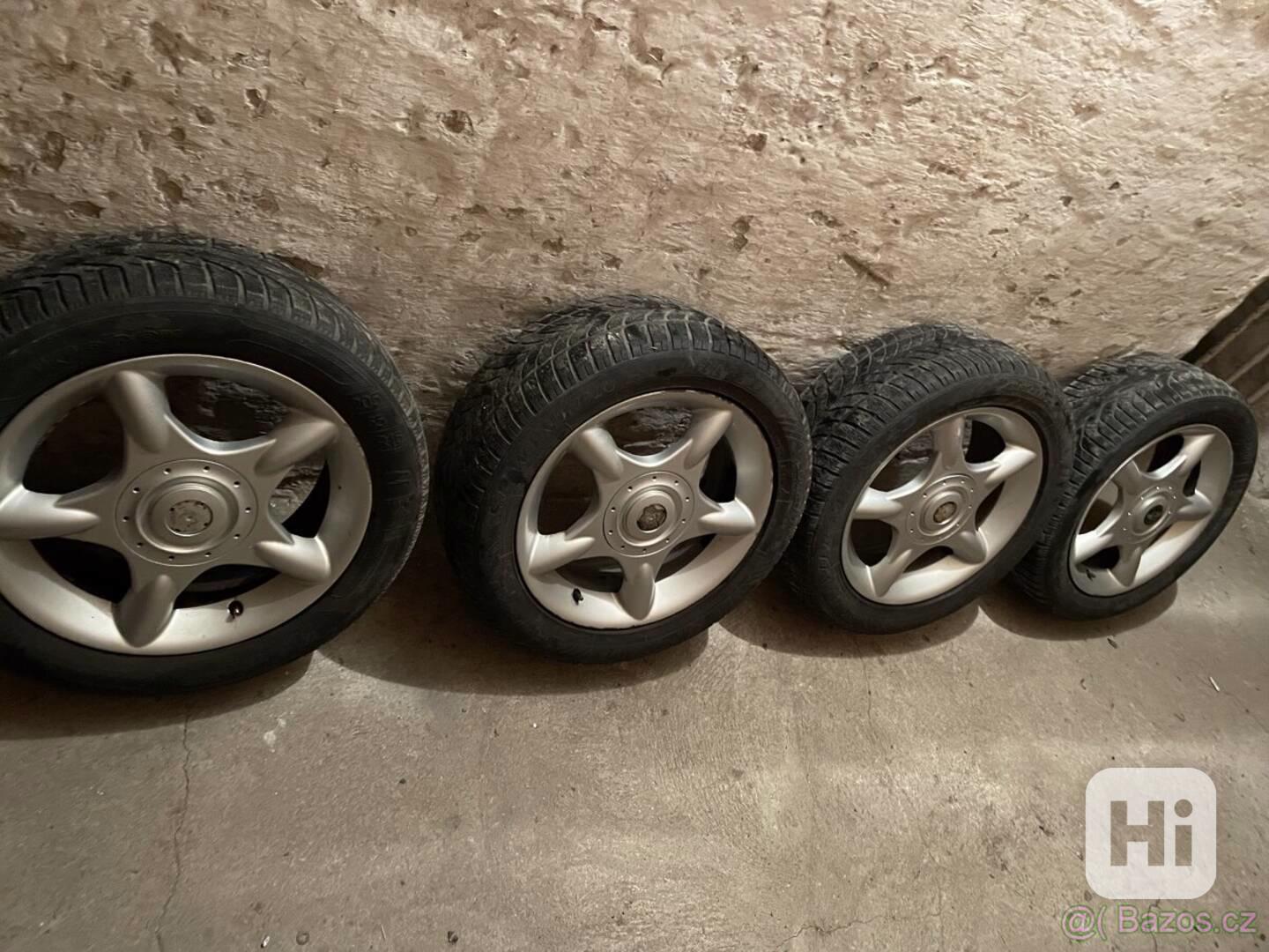 Prodám litá kola na MINI COOPER R-50 ROZTEČ 4 X 100 - - foto 1