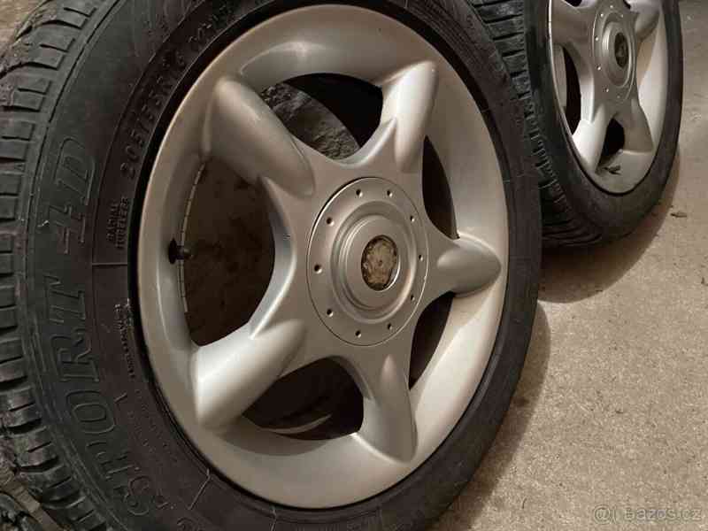 Prodám litá kola na MINI COOPER R-50 ROZTEČ 4 X 100 - - foto 5