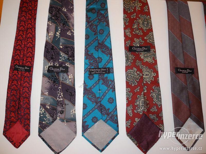 Christian DIOR originál kravaty z USA 70% SLEVA - foto 2