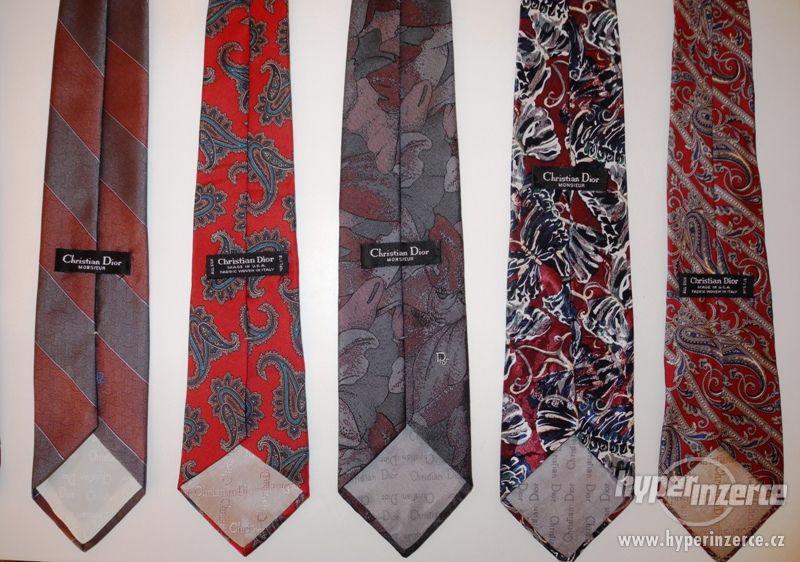 Christian DIOR originál kravaty z USA 70% SLEVA - foto 4