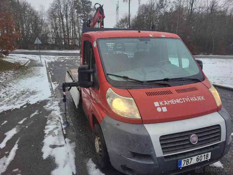 Fiat Ducato 2,3   Valník Jeřáb FASSI - foto 3