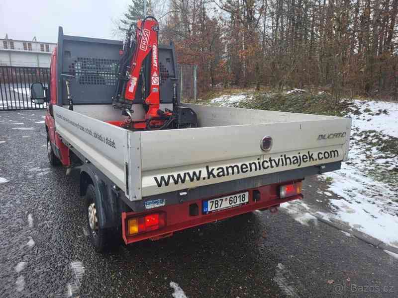 Fiat Ducato 2,3   Valník Jeřáb FASSI - foto 12