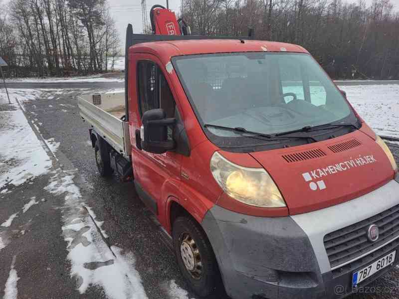 Fiat Ducato 2,3   Valník Jeřáb FASSI - foto 4