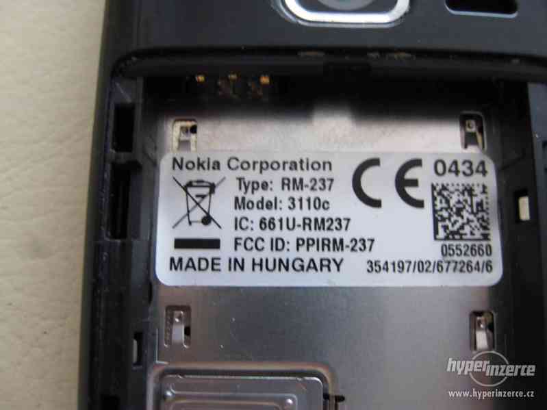Nokia 3110c - plně funkční mobilní telefony z r.2007 - foto 22
