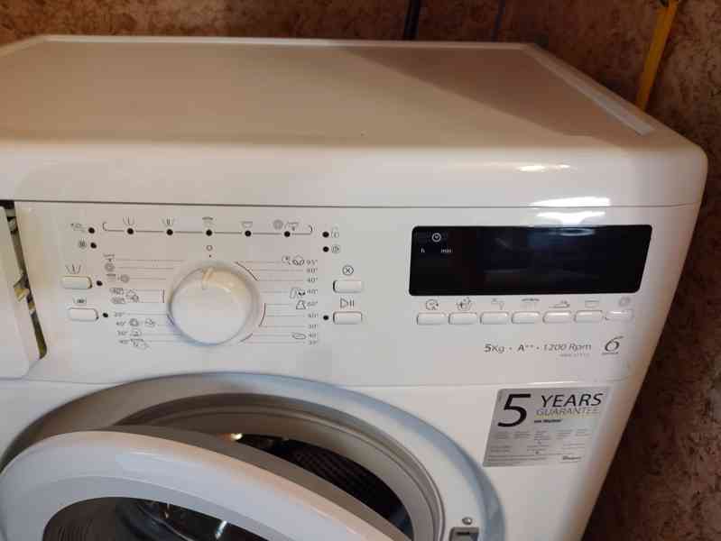 Prodám Pračku „WHIRPOOL AWS 51212“ starší ale plně funkční.  - foto 3