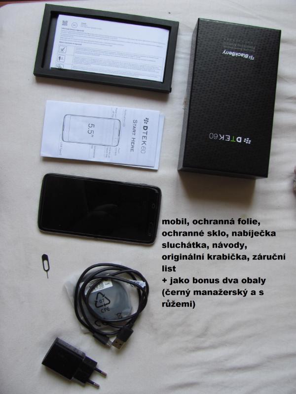 Blackberry DTEK60, v TOP stavu - foto 1