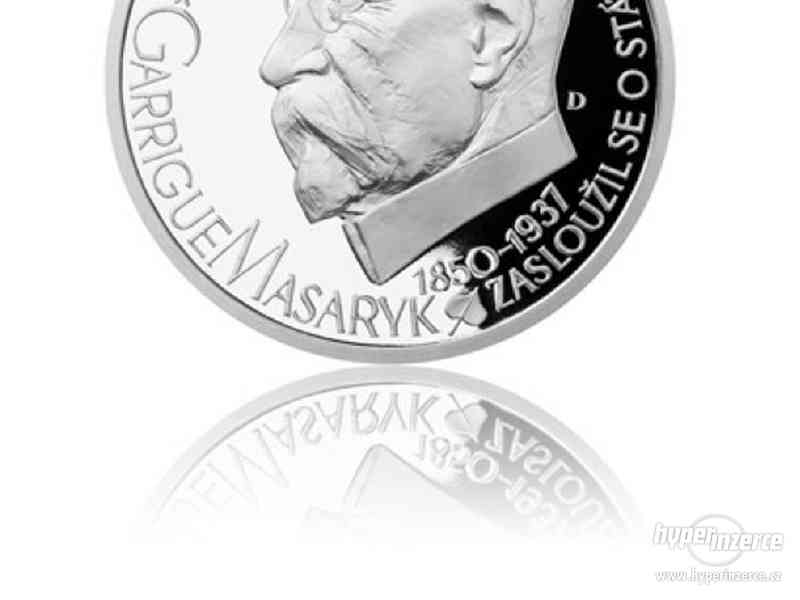 KOUPÍM = stříbrnou medaili - T. G. Masaryk proof - foto 3