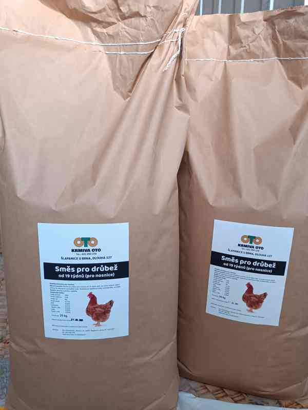 Krmiva pro Slepice, kačeny, brojlery, husy, králíky  - foto 2