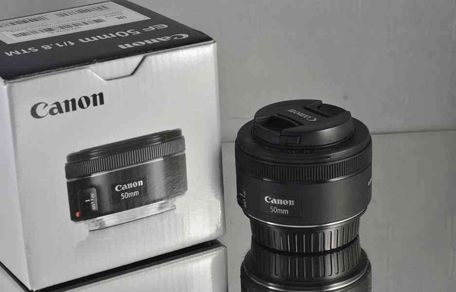 Canon EF 50mm f/1.8 STM **fullframe - formát - foto 1