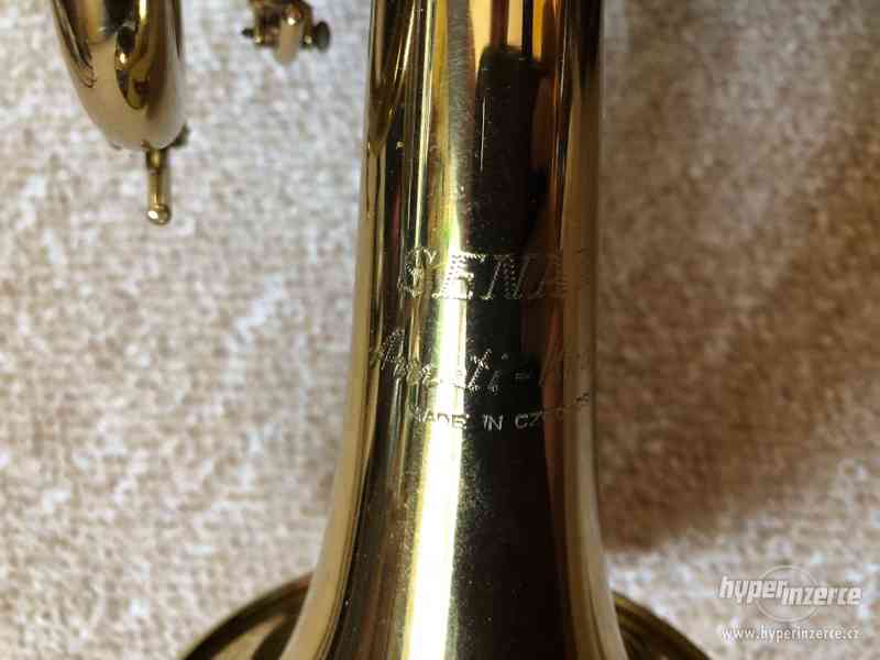 Jazz trumpeta Senátor Amati Kraslice v perfektním stavu - foto 3