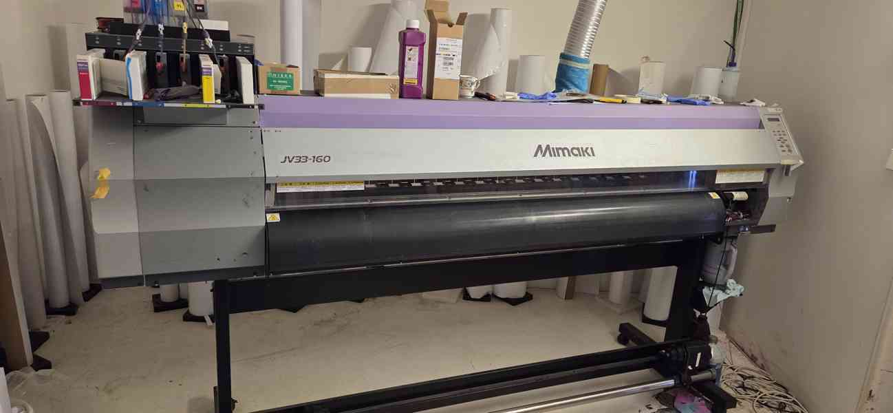 Inkoustová tiskárna Mimaki JV 33-160. Nová tisková hlava. - foto 3
