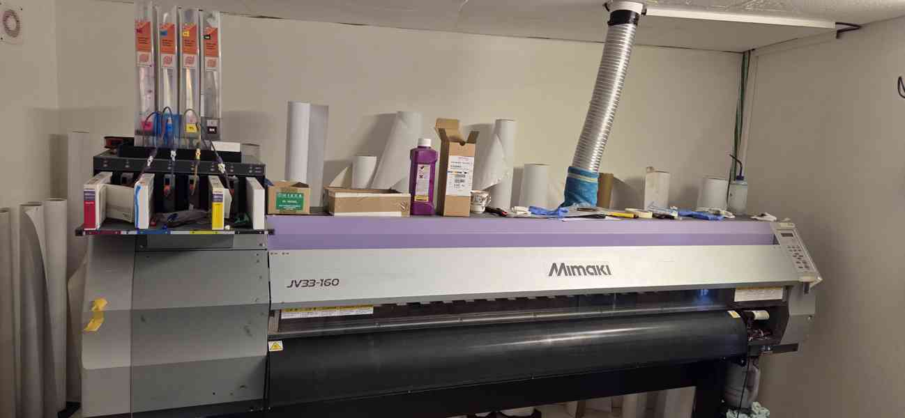 Inkoustová tiskárna Mimaki JV 33-160. Nová tisková hlava. - foto 4