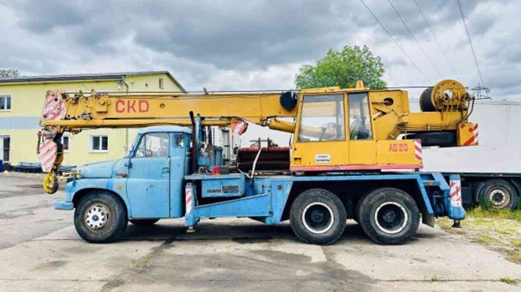 zachovalá AD20 T148 autojeřáb 6x6 TATRA bič - foto 2