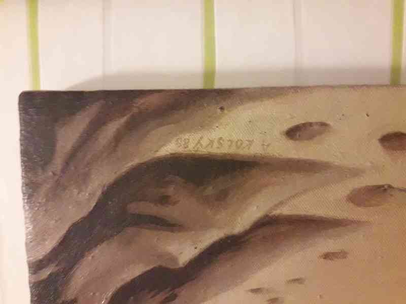 VELKÝ ORIGINÁLNÍ OBRAZ NA PLÁTNĚ – ATMOSFÉRICKÁ KRAJINA  - foto 4