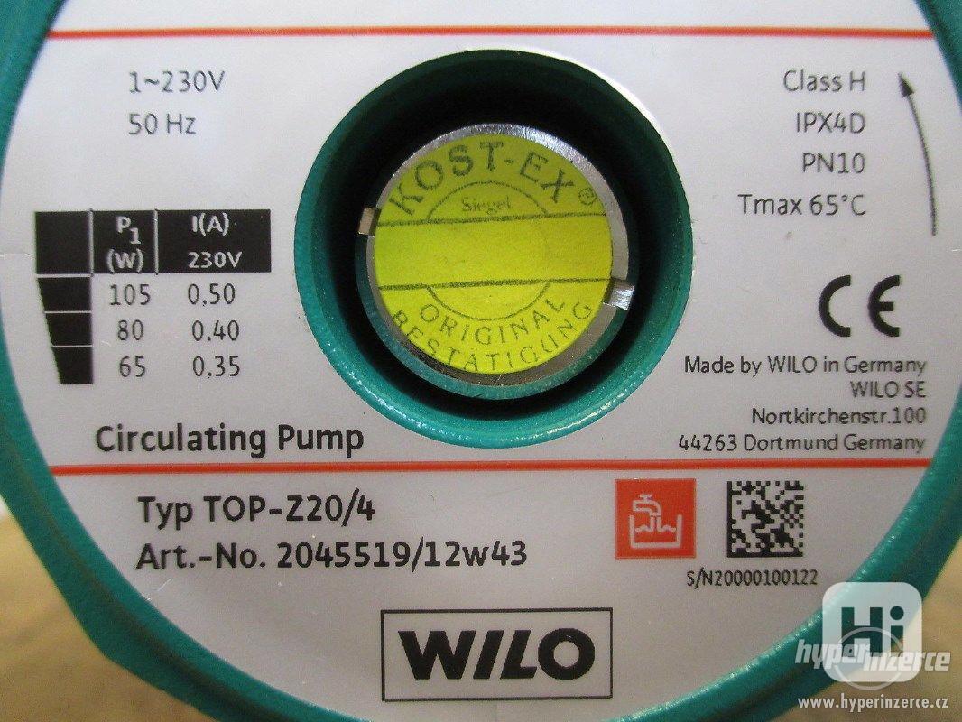 WILO Top Z 20/4 EM, 230 V - bazar - Hyperinzerce.cz